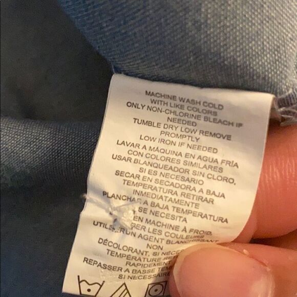 NWT Thread & Supply Star chambray shirt blouse XS - Picture 11 of 12